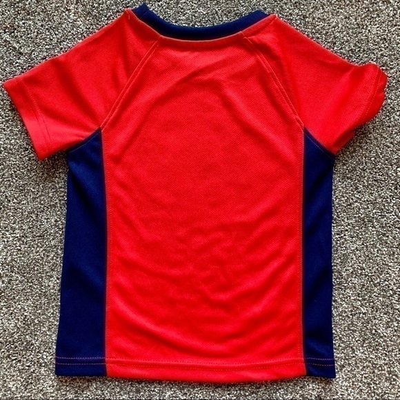 Cat & Jack Red and Blue Jersey Tee Shirt - 2T - Picture 4 of 4